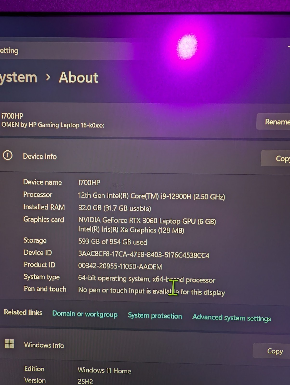 HP OMEN-16.1″QHD Gaming Laptop-12th Gen Intel Core i9-12900H-32GB Memory-RTX3060