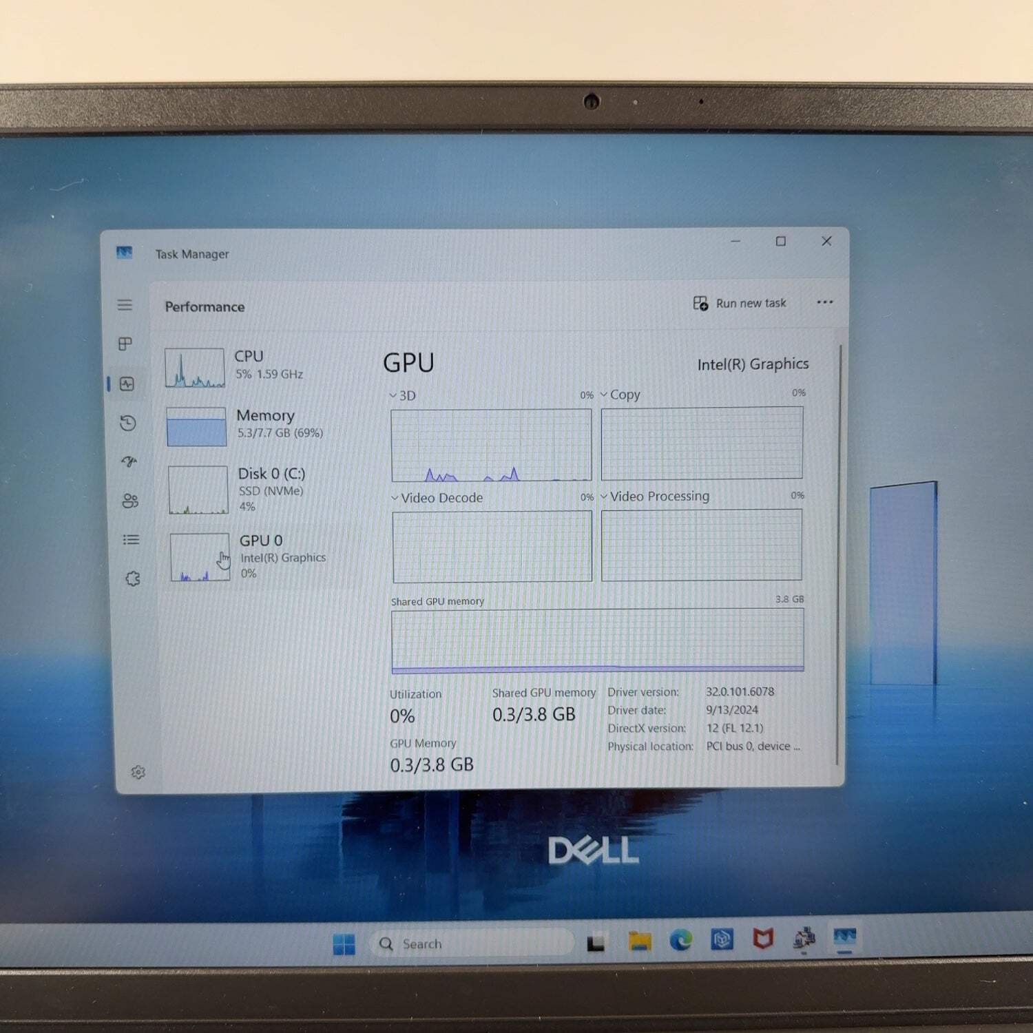 Dell 15-dc15250 15-DC15250 15.6″ Core 3 100U 1.2GHz 8GB RAM 512GB SSD