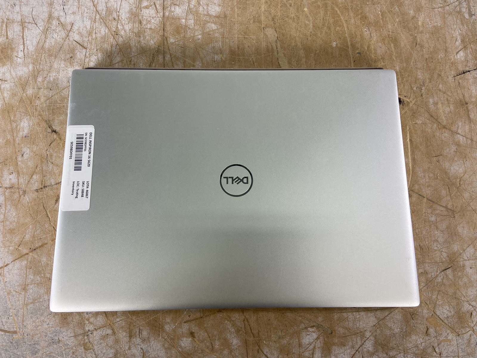 DELL INSPIRON 16 5620 i7-1255U @ 1.20GHz, 4GB RAM, NO HDD/OS – (FOR PARTS)