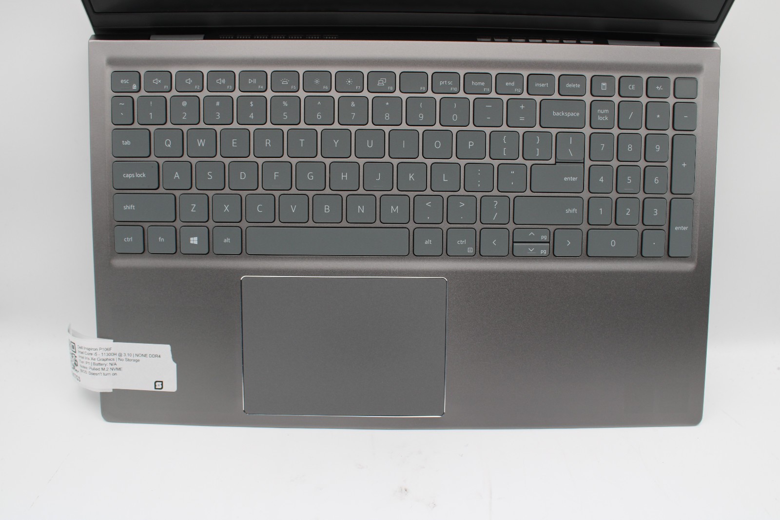 Dell Inspiron 15 5510 i5-11300H @ 3.1 GHz No RAM No SSD No OS No Boot *PARTS