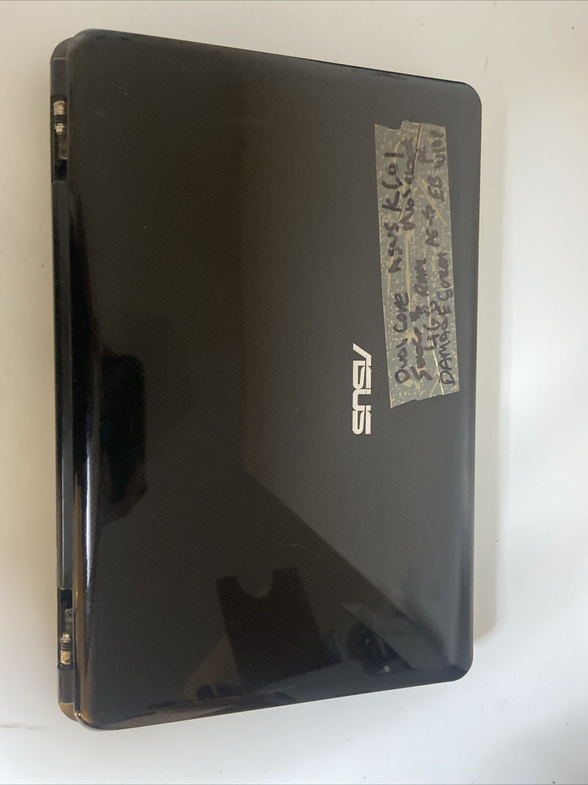 Asus K60I Notebook Bad Screen 500gb HDD 4GB Ram DualCore T4400 2.2GHz FOR PARTS!