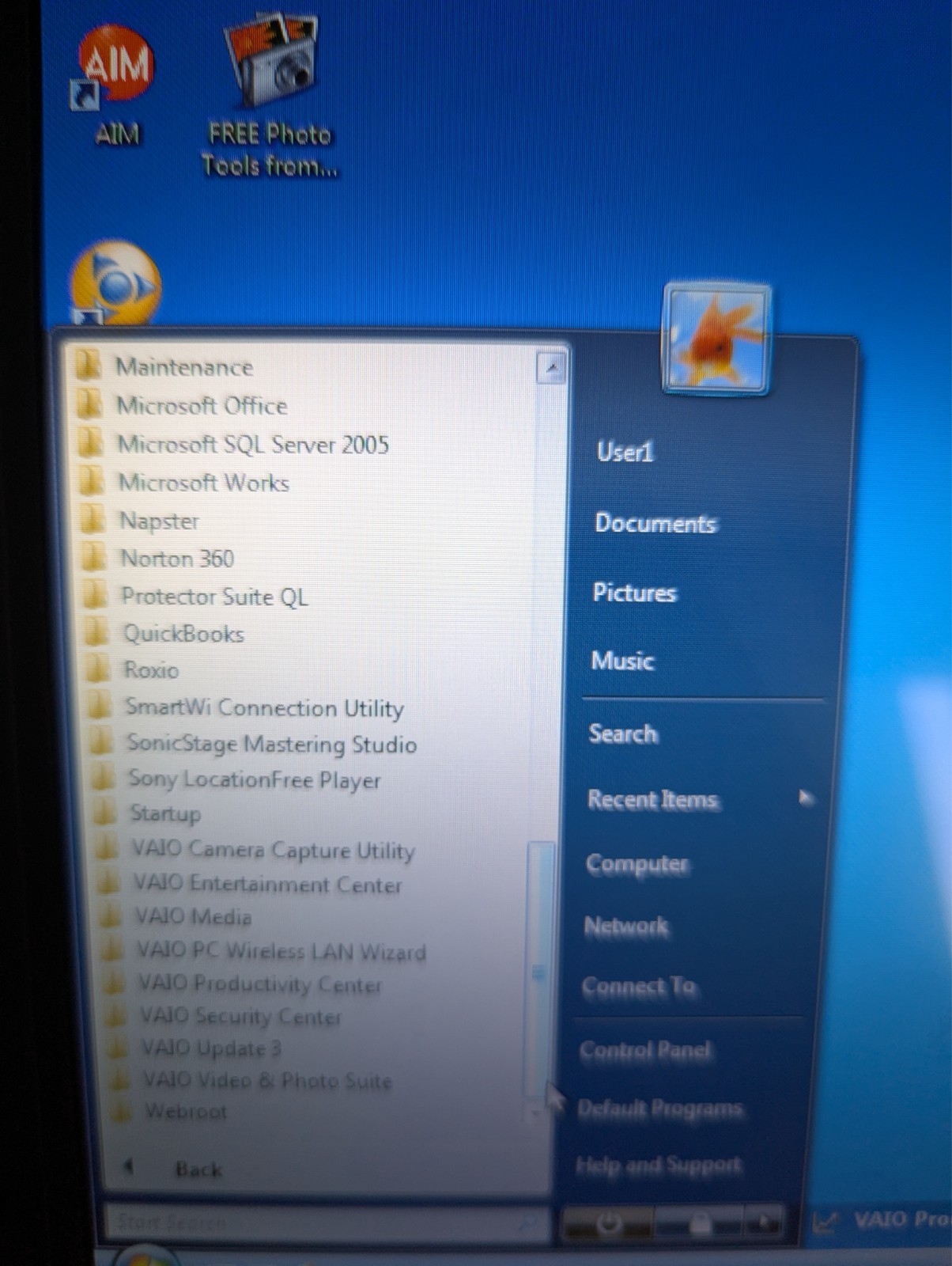 💻 Sony VAIO PCG-6W1L Laptop & AC Adapter selling AS-IS. Works