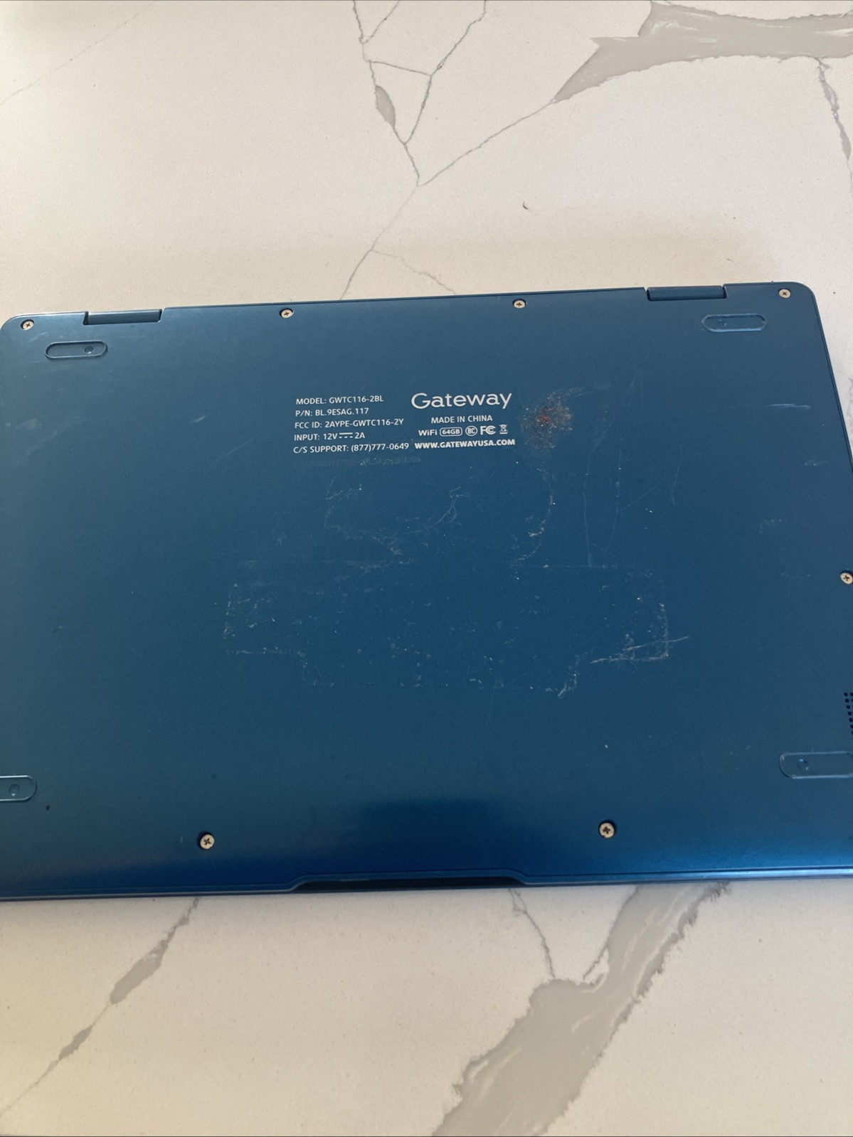 Gateway GWTC116-2BL notebook computer