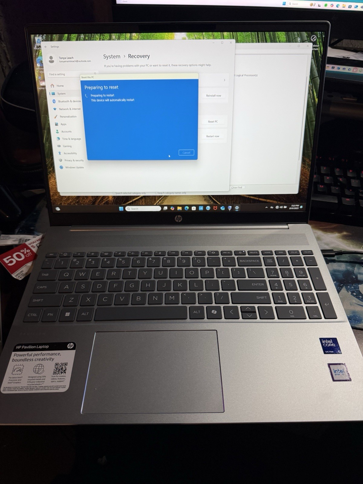 HP Laptop Pavilion 16-AF0010NR 16″ Intel Core Ultra 5 125U 512GB