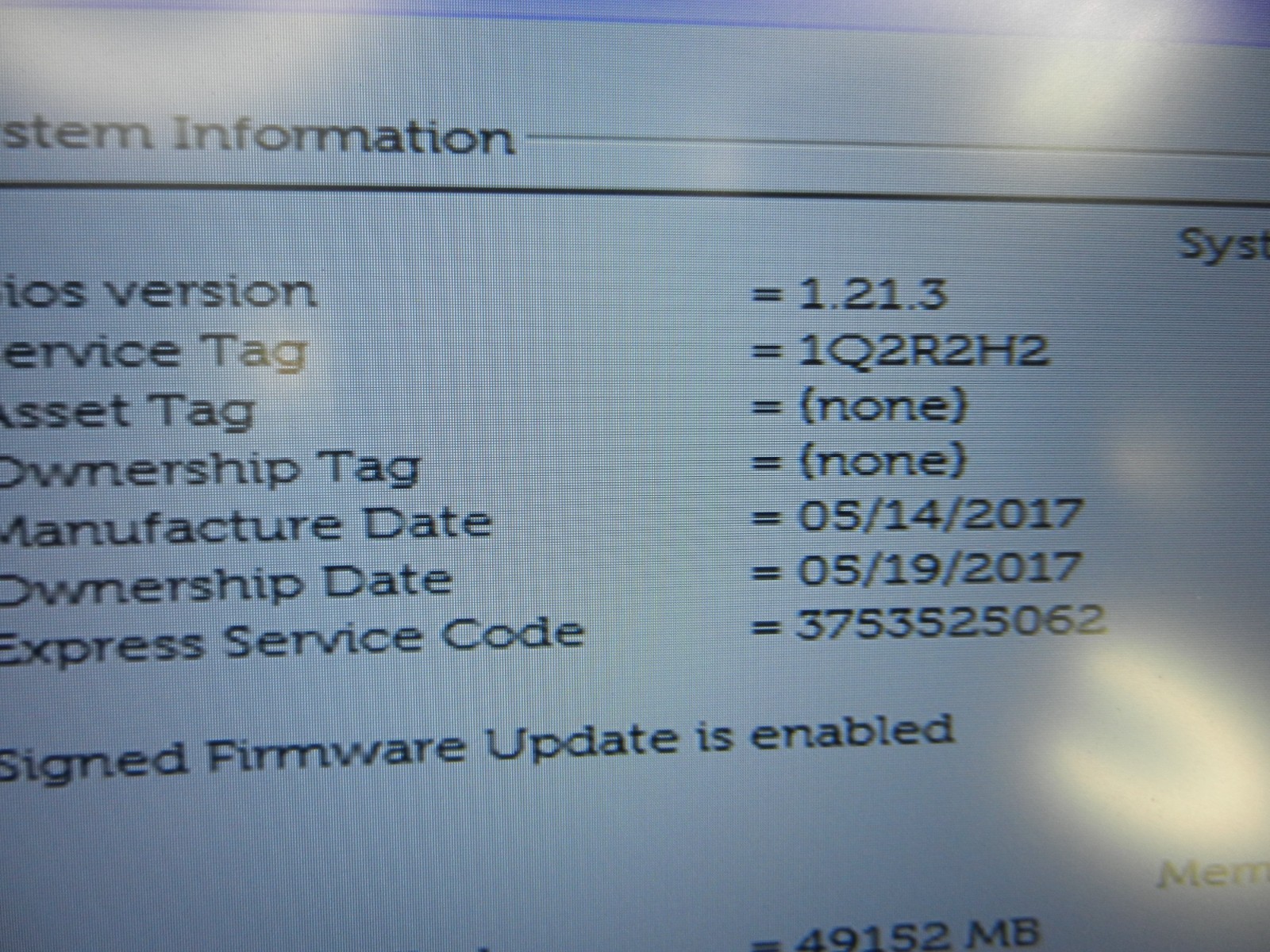 Dell Precision 7510 Xeon E3-1575M v5 @ 2.90Ghz / 48GB / NO HDD – boots to bios