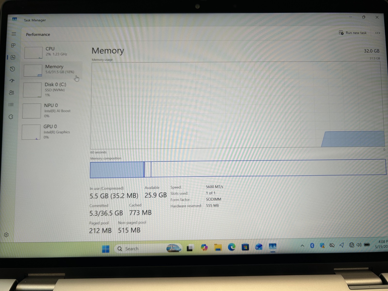 LAPTOP DELL Pro 14 Plus 2-in-1 PB14250 Touchscreen Ultra 5 235U 32GB RAM 512GB