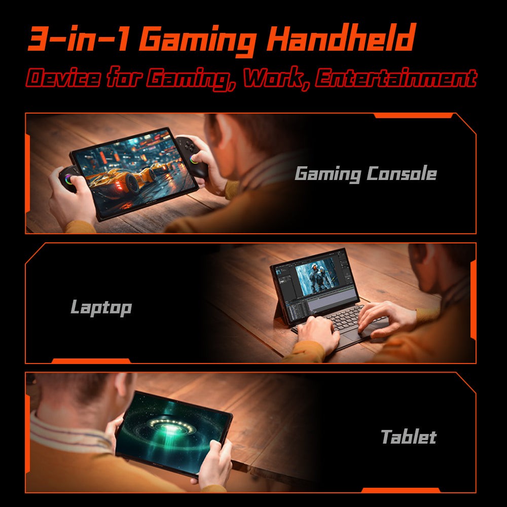 OneXPlayer X1 PRO AMD AI 9 HX 470 32GB RAM Laptop Tablet 3 IN 1 Gaming Console
