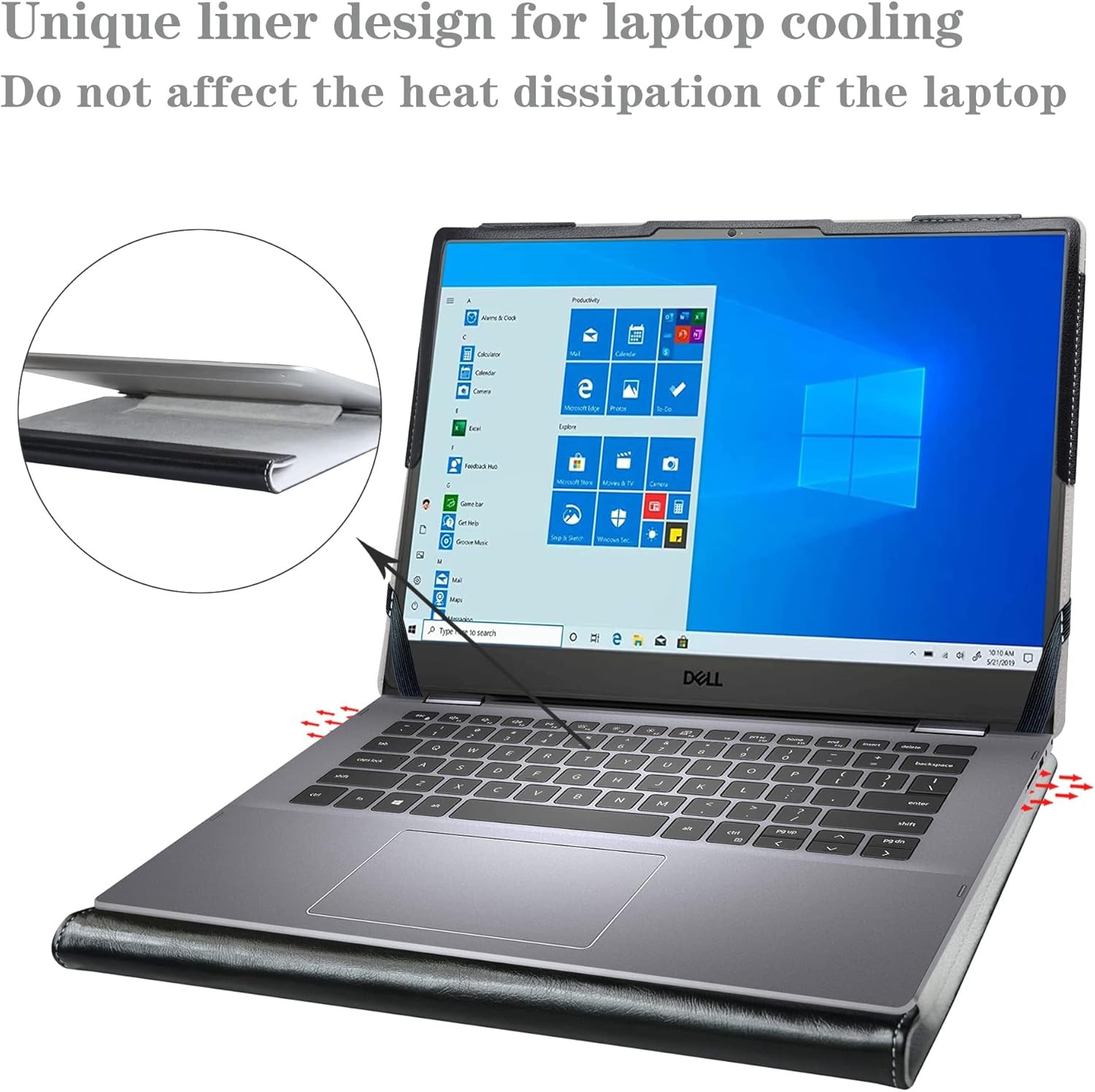 Protective Case for Dell Inspiron 14 5425 5420 5430/Inspiron 14 2-in-1 7425 7420
