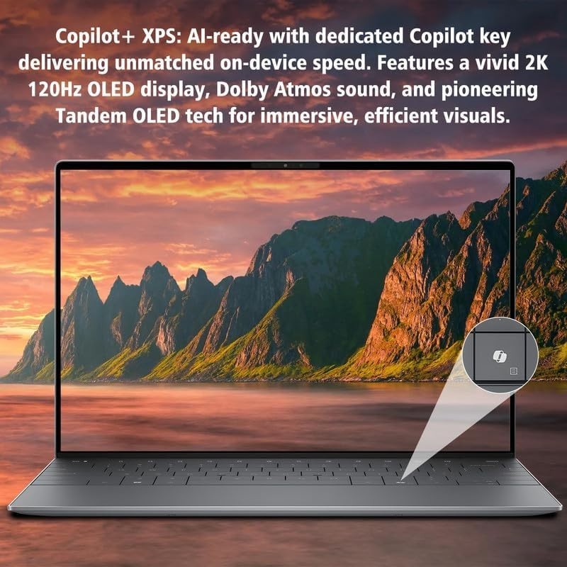 Dell XPS 13 9345 Business Laptop, Snapdragon X Elite, 16GB LPDDR5X RAM, 1TB SSD