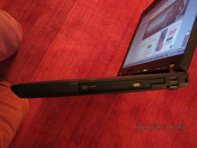 USED Lenovo ThinkPad R61e 15.4″ (80 GB, Intel Celeron M, 1.86 GHz, 512 MB)