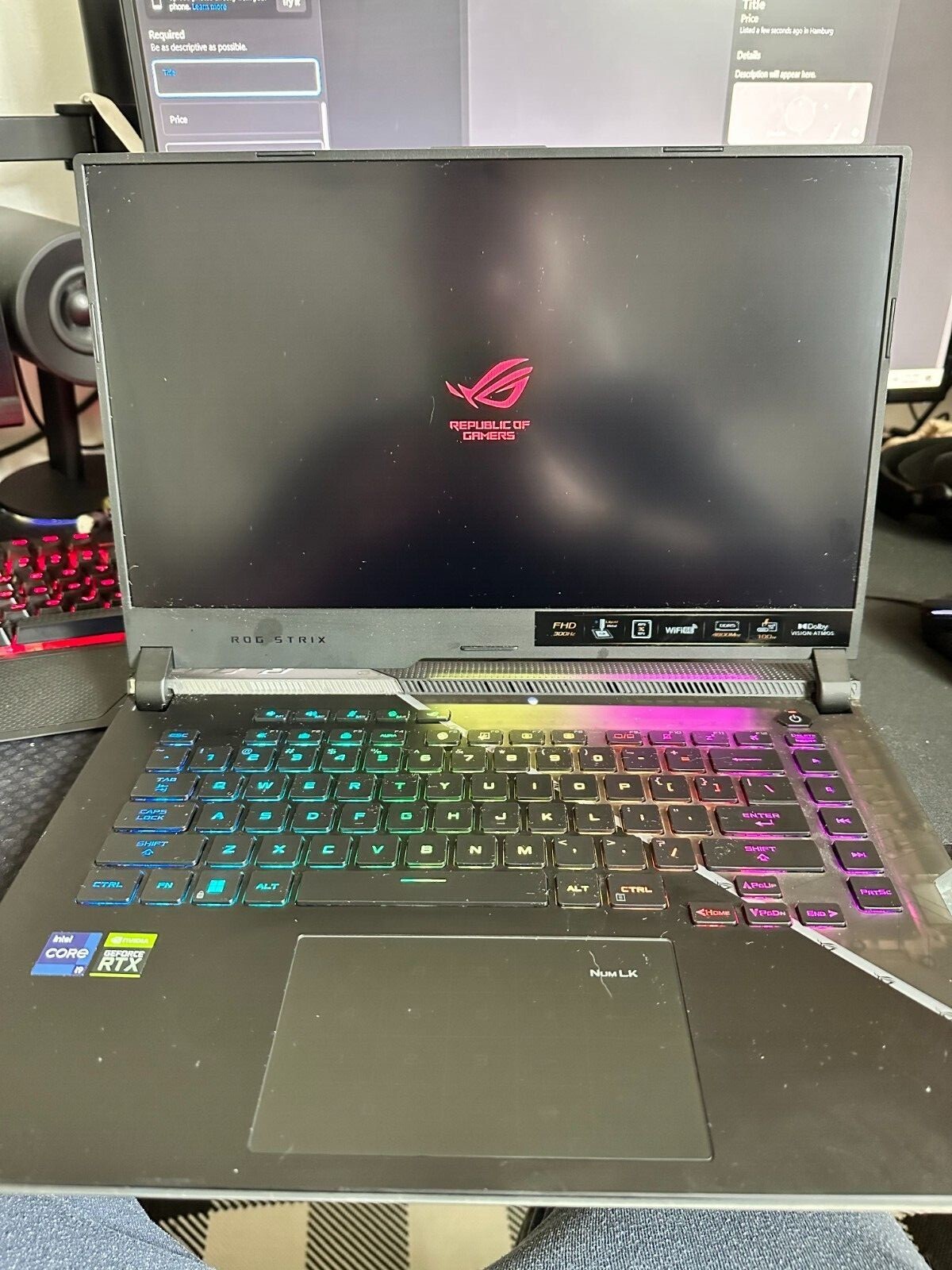 ASUS ROG Strix Scar 15 15.6″ (1TB SSD, Intel Core i9 12th Gen., 5.00 GHz, 16GB)