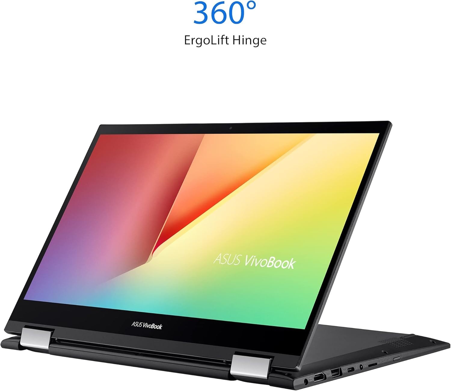 ASUS VivoBook Flip TP470E 2-in-1 Laptop, 14″ Touch Screen, Intel i3-1115G4