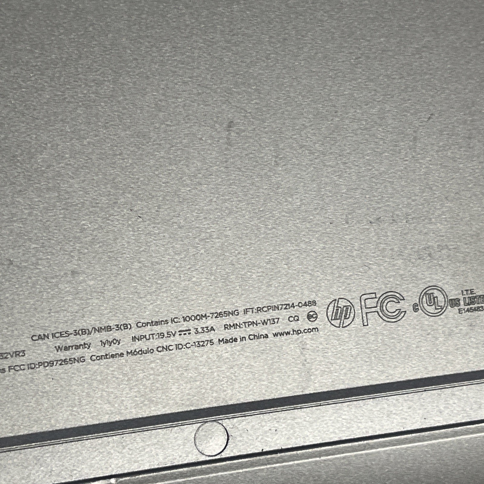 HP ENVY 17M-BW INTEL CORE I7 8TH GEN 8GB RAM NO HD