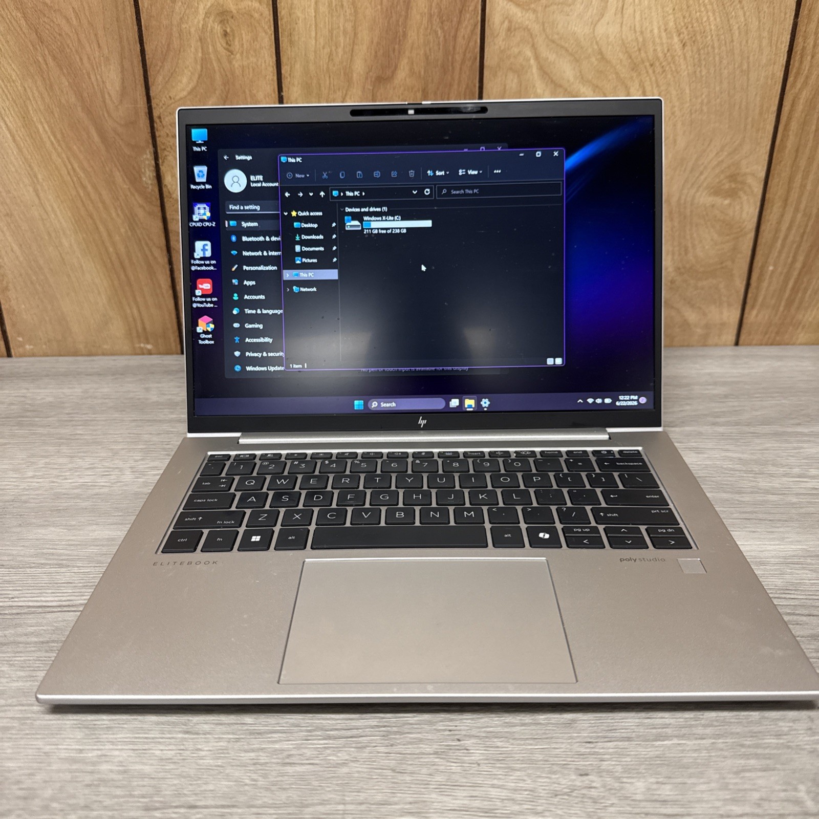 HP EliteBook 845 G11 – Windows 11 Pro – Ryzen 5 – 16GB RAM – 256GB SSD