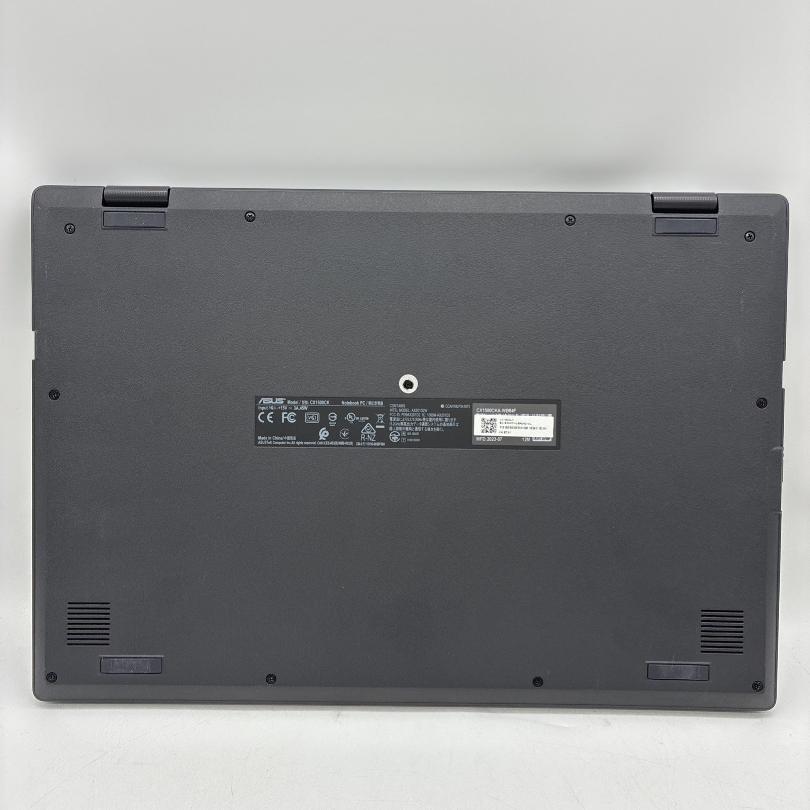 Asus Chromebook CX1 15.6″ Celeron N4500 4GB 64GB CX1500CKA-DH44F (L37)