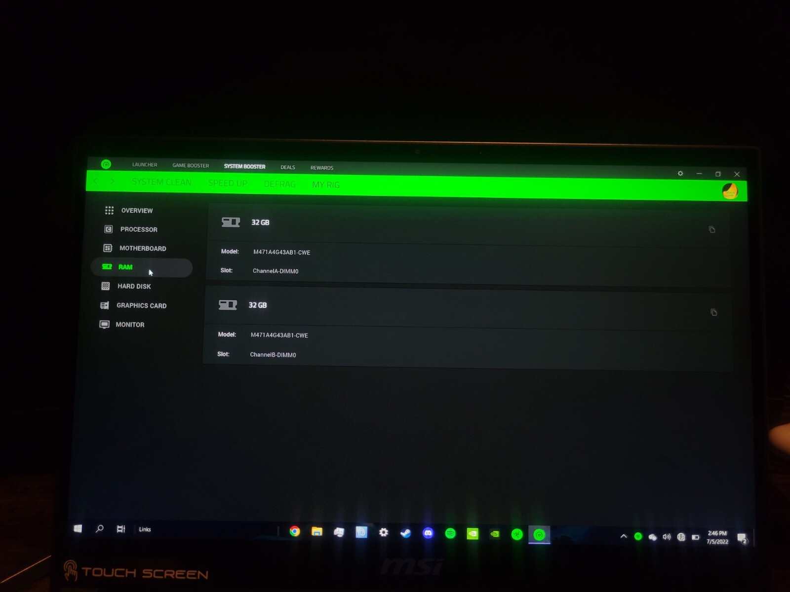 MSI Workststion WS-66 10TMT Perfect Photo, Video, and Audio Editing / Gaming