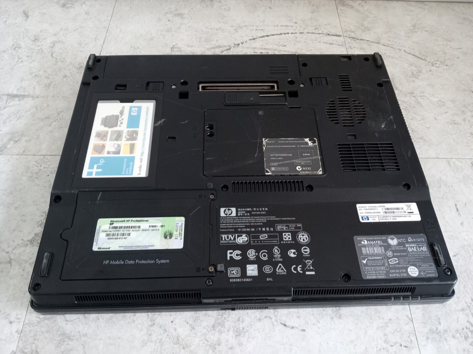 HP Compaq nc6320 15″ Laptop Intel Core Duo 2GB RAM 80GB HDD Win XP *READ* -RR