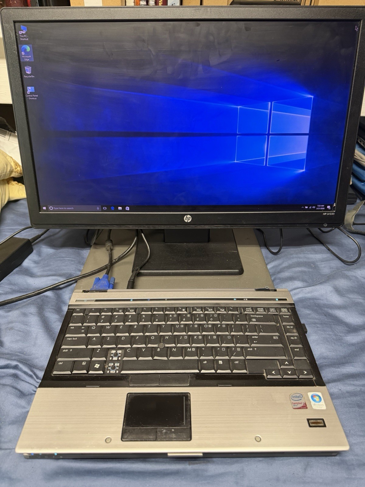 HP Elite 6930p 14”, Win10Home, 160Gb, 4 GB. DVDRW, WiFi #003