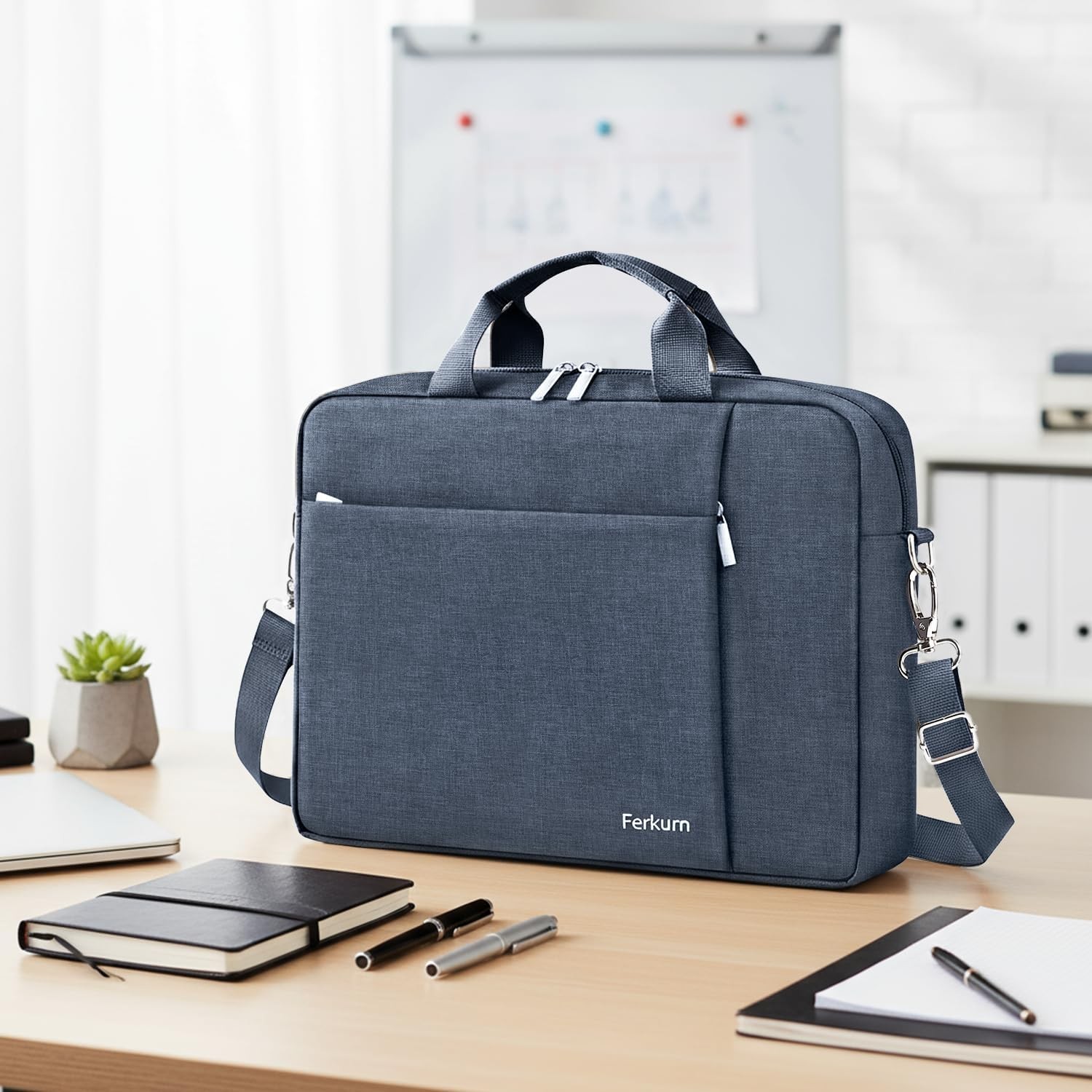 Grey Laptop Bag Case for 15.6 16 Inch Computers, Fits MacBook Pro M5 & More