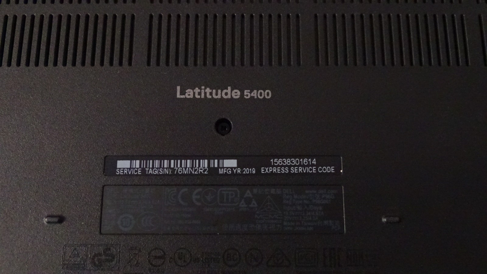 DELL LATITUDE 5400 Intel Core i5