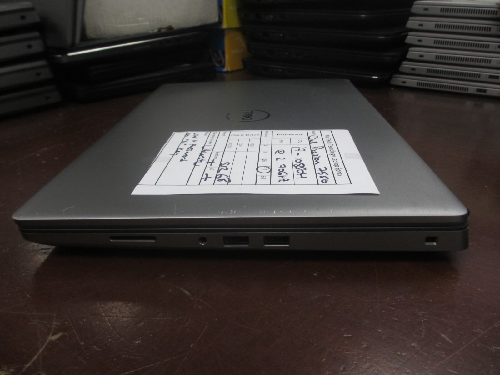 DELL PRECISION 7550 i7-10850H 2.70Ghz 32GB 512GB M2 SSD Ubuntu Laptop w/ AC ##@@
