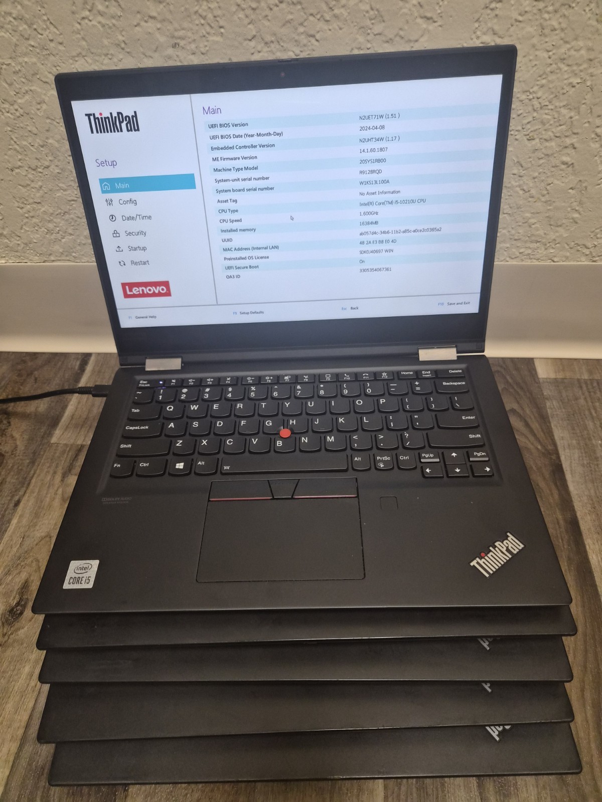 Lenovo ThinkPad X13 Gen 1 Core I5 10th Gen 16GB RAM No Ssd