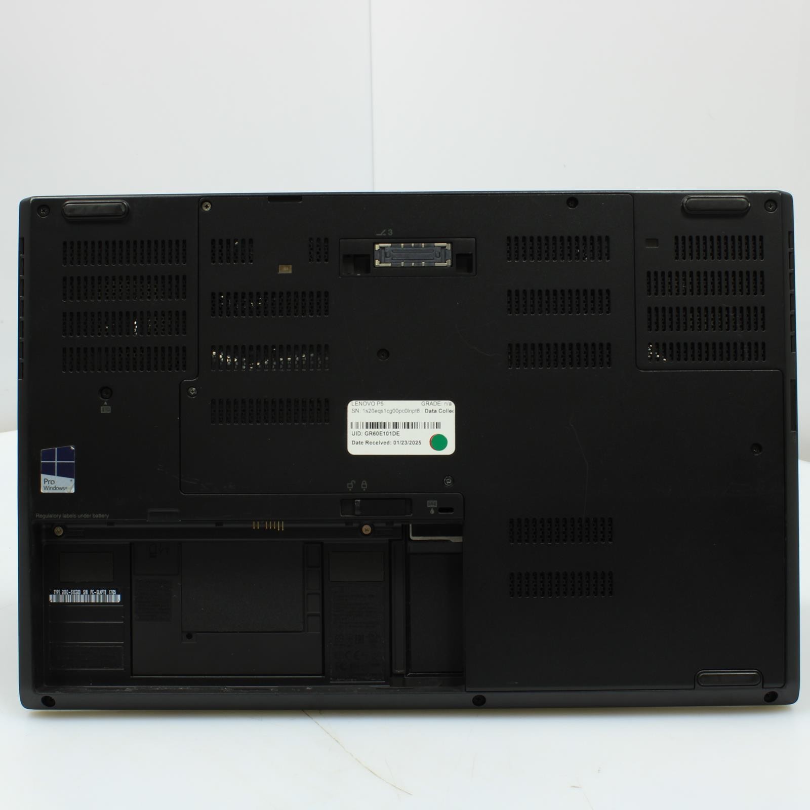 Lenovo Thinkpad P50 Intel Core E3 1505M v 16GB RAM No Drive/OS/Battery Laptop