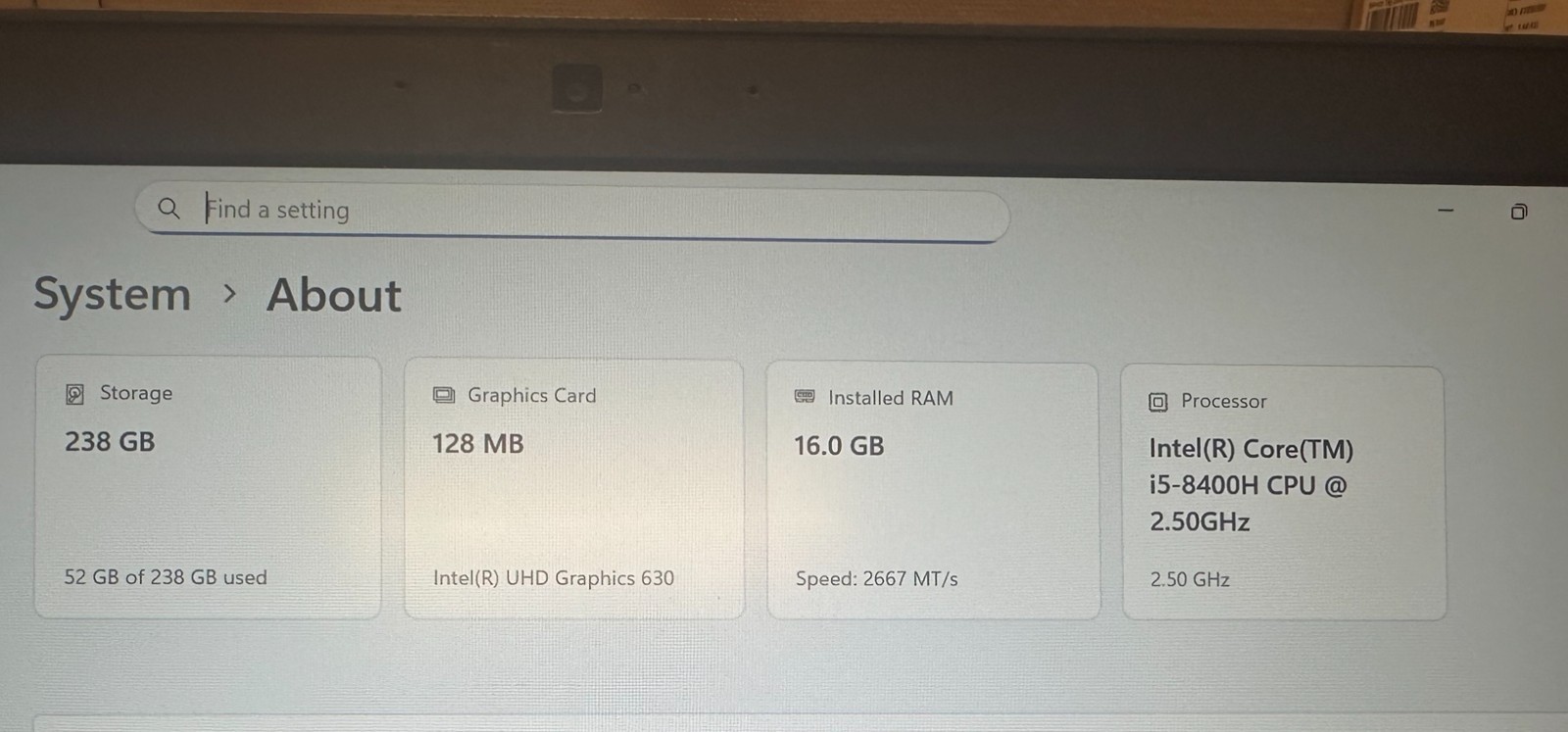 Dell Latitude 5491 14″ HD Intel Core i5-8300H 16GB RAM 256GB SSD Windows 11 Pro