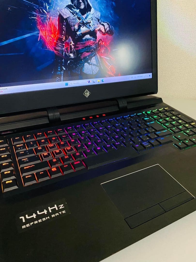 HP Omen 17 Inch 144Hz Core i7-7820HK 32GB RAM GTX 1080 512GB SSD+1TB HDD