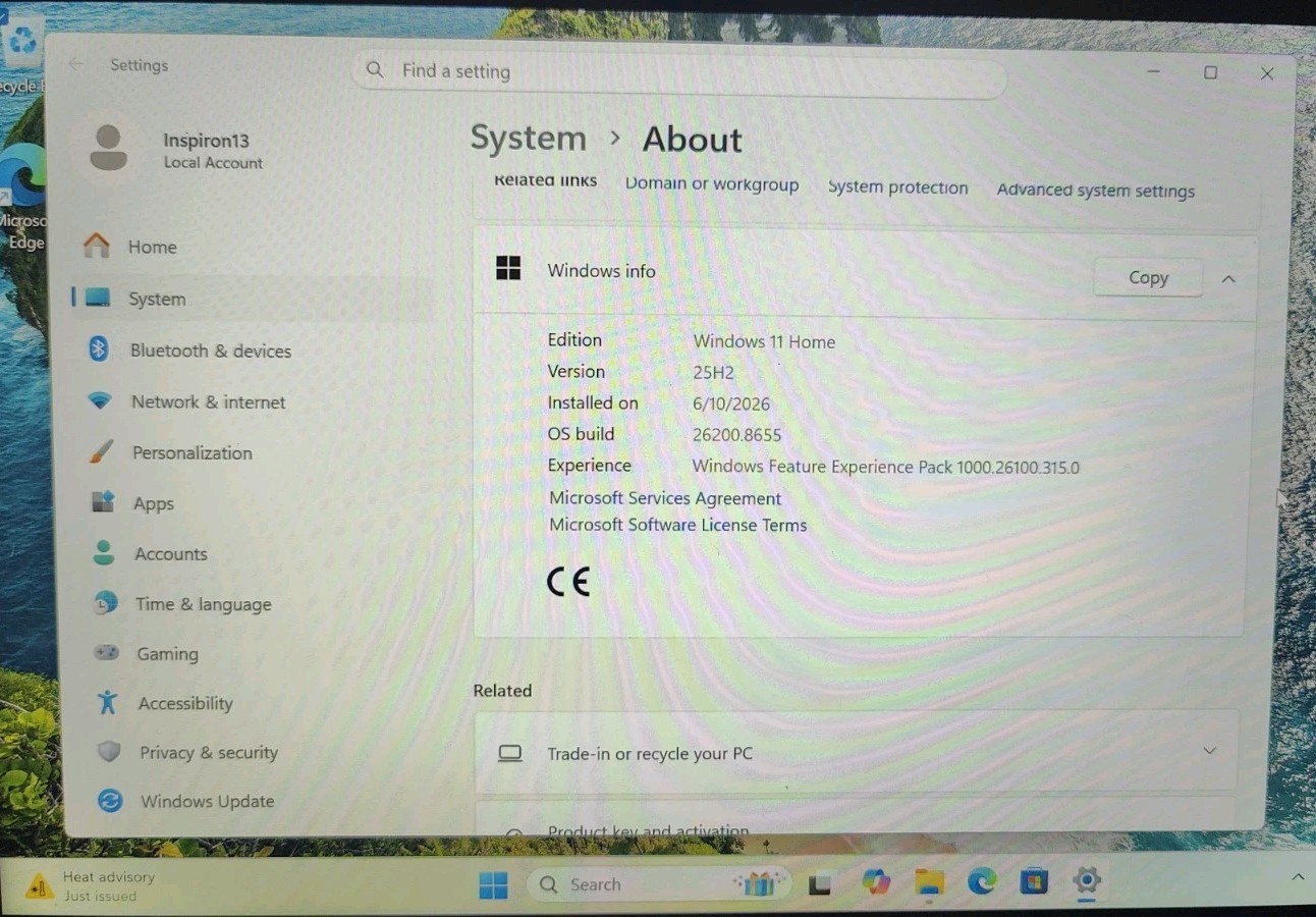 ⭐ DELL INSPIRON 13 7353 | INTEL CORE I5-6500U 2.50GHZ | 256GB | 8GB | Windows 11