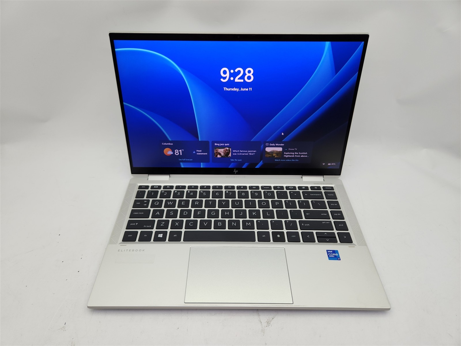HP Elite x360 1040 G8 Touch Core i7-1185G7 16GB RAM 512GB SSD 2IN1~NO AC ADAPTR~