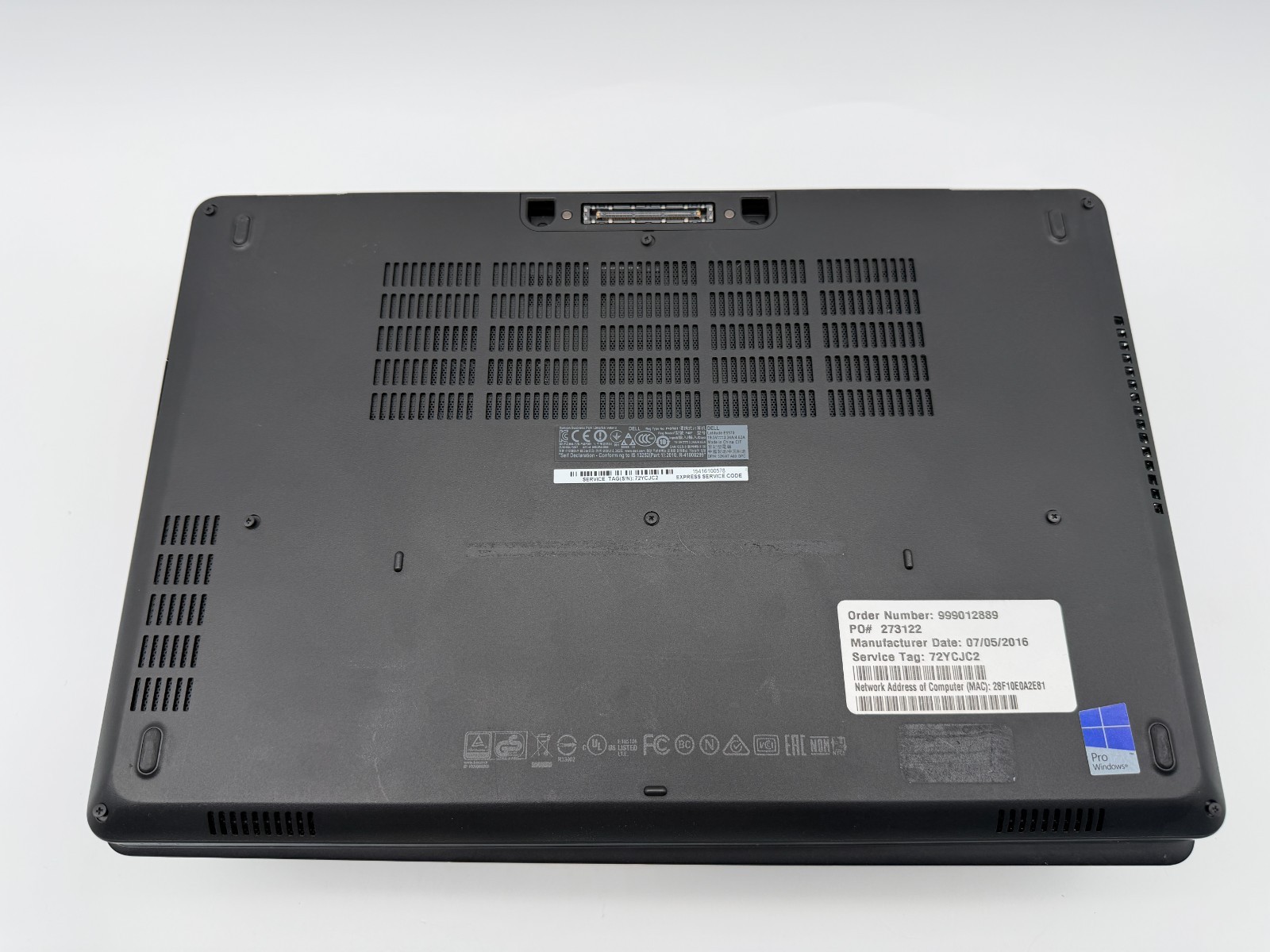 Dell Latitude E5570 Laptop Intel i5-6300U NO RAM/OS/SSD READ (LOT OF 4)