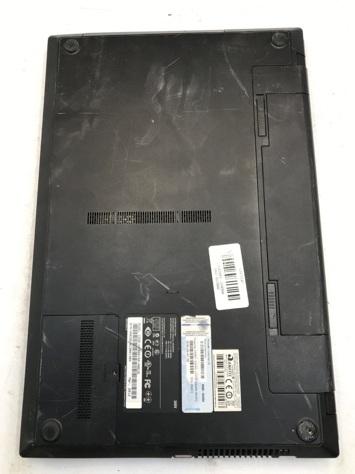 Samsung 300V Intel Core i5-2450M 15″ Laptop – BOOTS/BAD DISPLAY -MZ