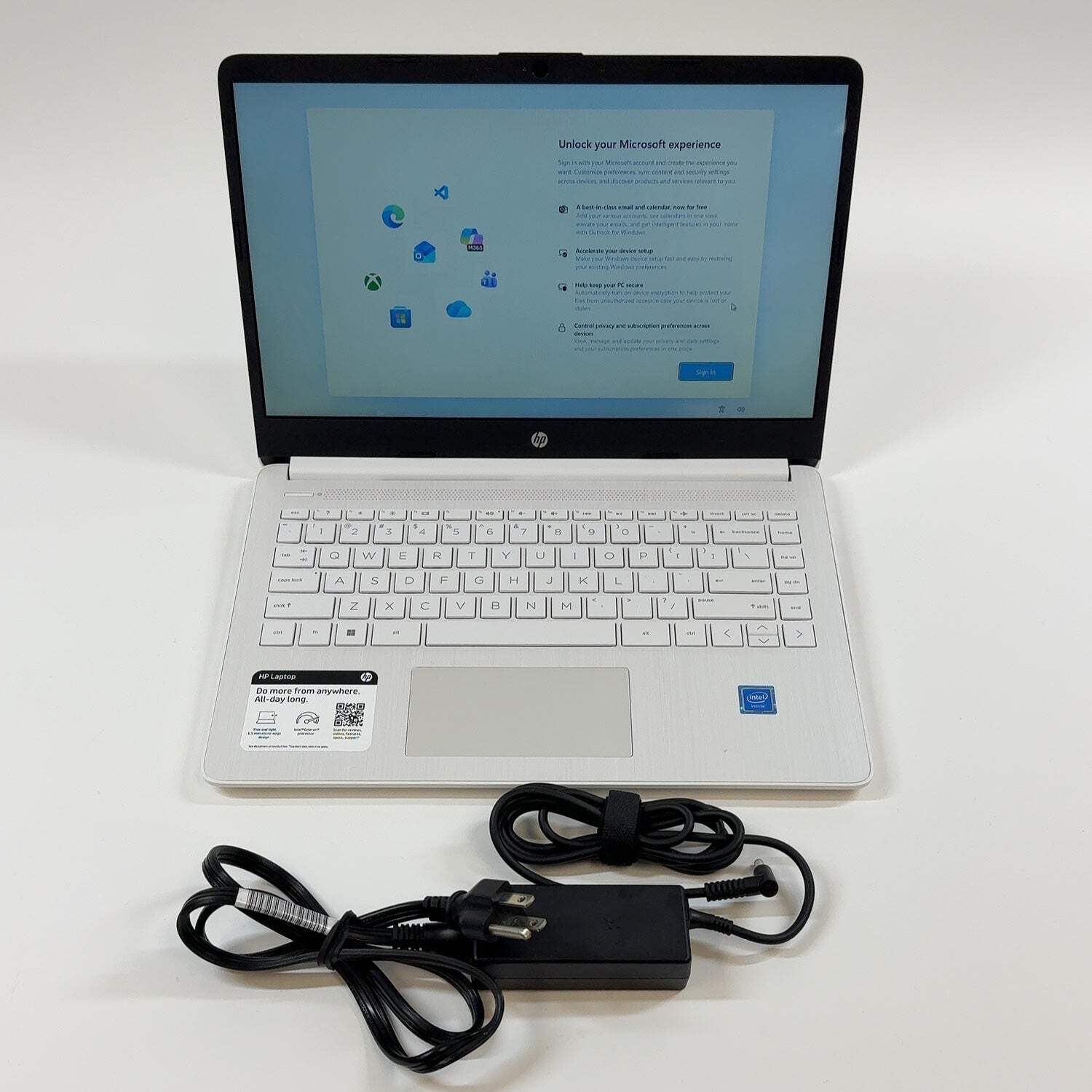 HP Laptop 14-DQ0052DX 14″ Celeron N4120 1.0GHz 4GB RAM 64GB SSD