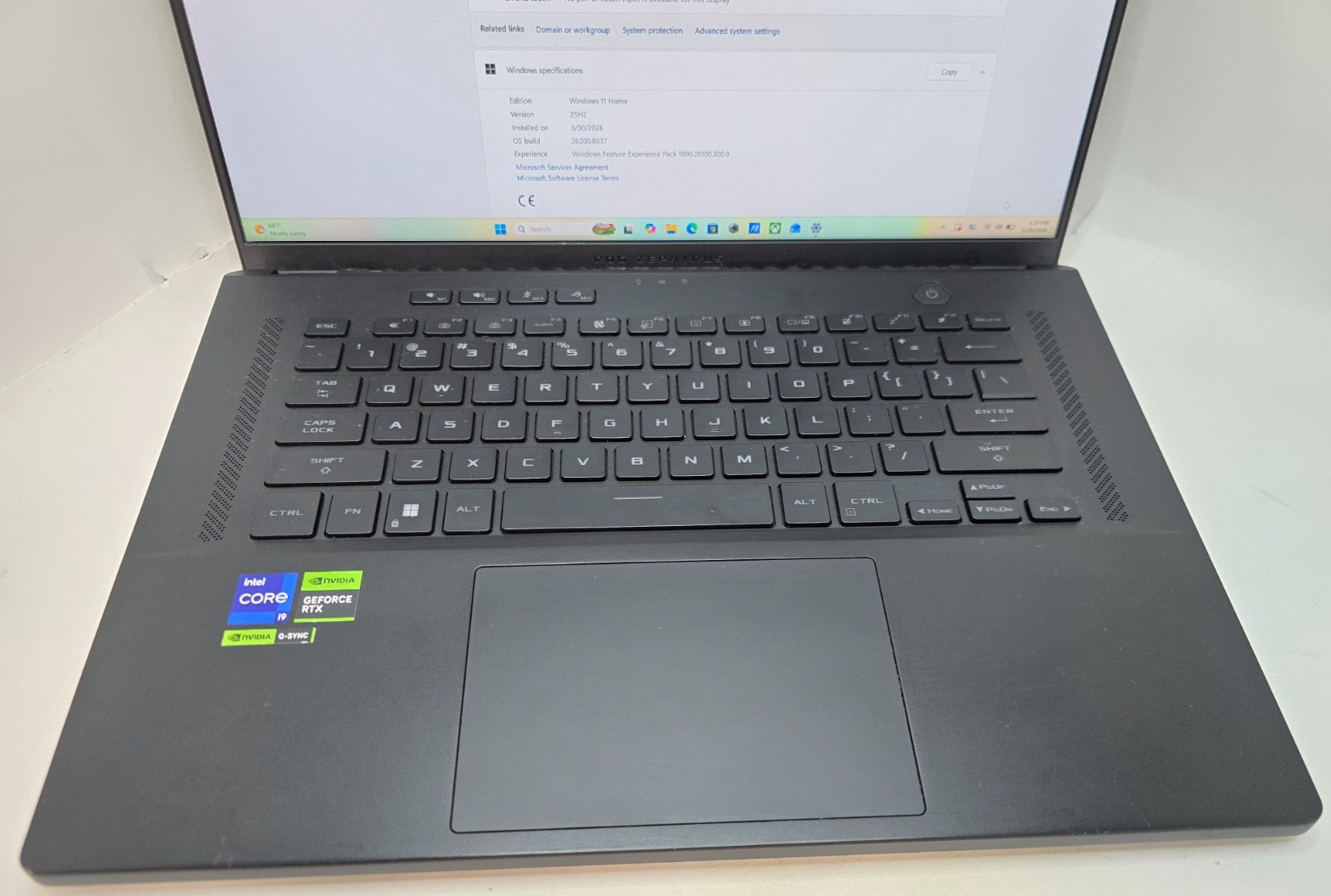 ASUS ROG M16 16″ i9-13900H 14C, 16GB, 1.5 TB SSD, RTX 4070, WQXGA 240HZ