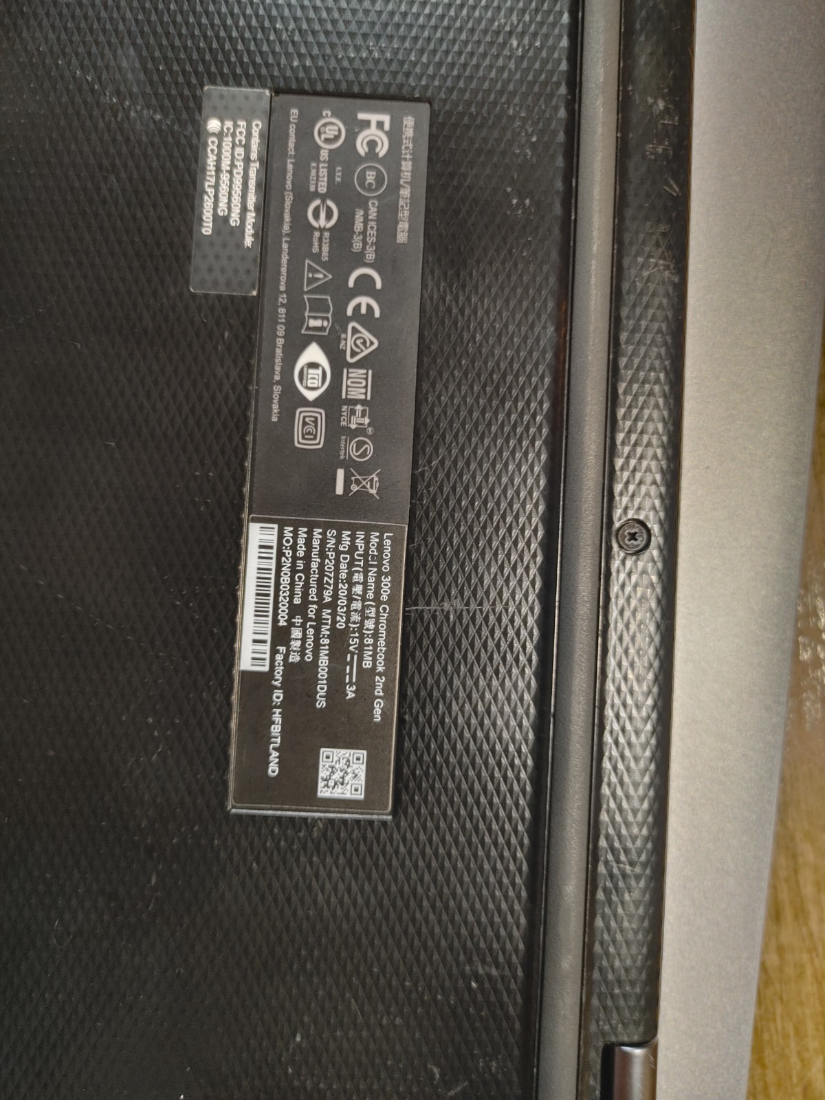 Lenovo 300e 2nd Gen. 11.6″ Intel Celeron N3450 4GB Chromebook
