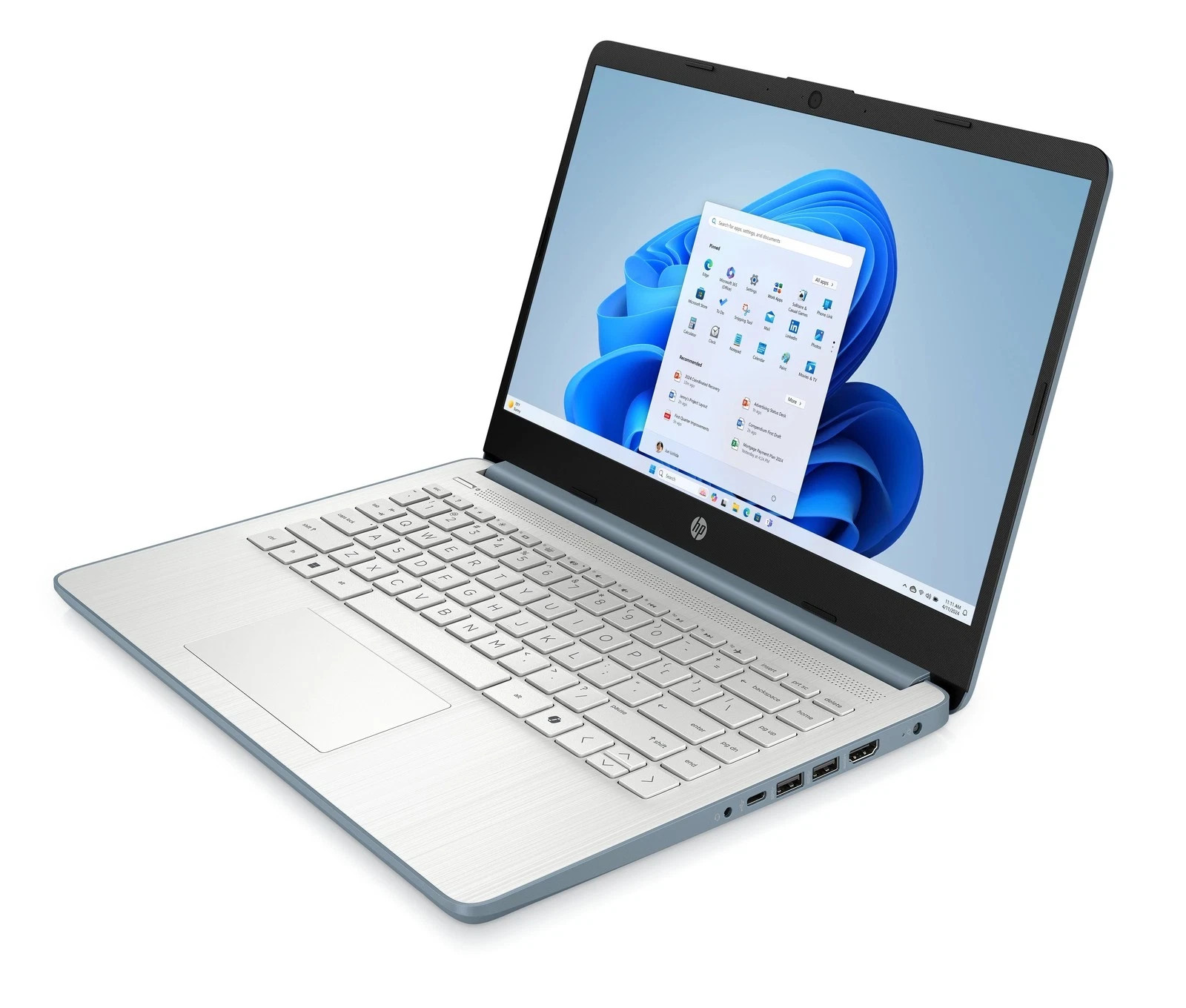 HP 14-dq6103ds 14″ Notebook, Intel N150, 4GB RAM, 128GB UFS, W11HS- BK1P0UA#ABA