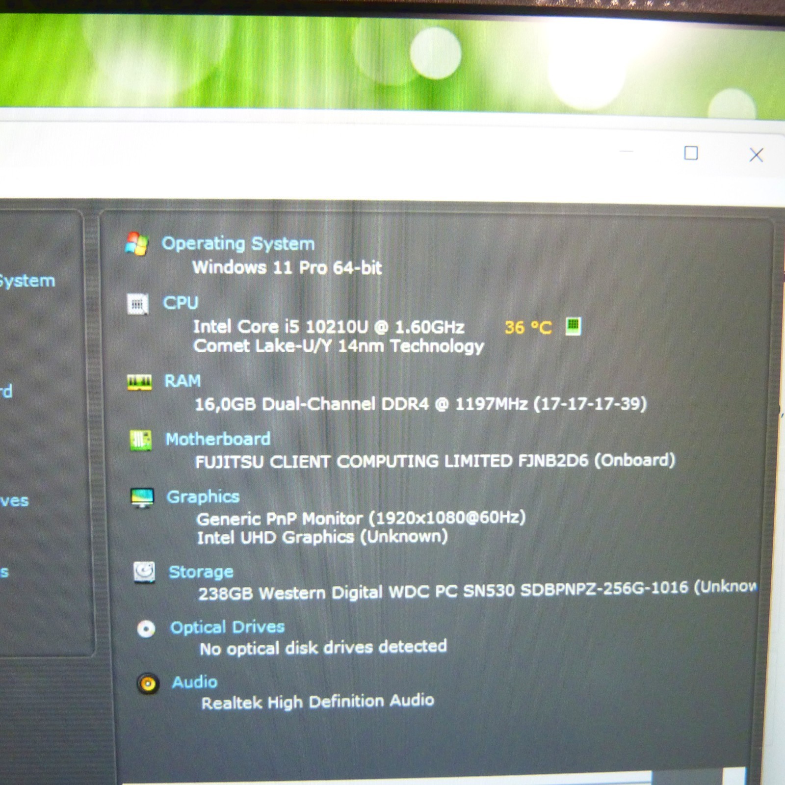 Fujitsu E5410 14″ FULLHD l 16GB RAM NEW l SSD Windows 11 HDMI USBC i5 Gen10