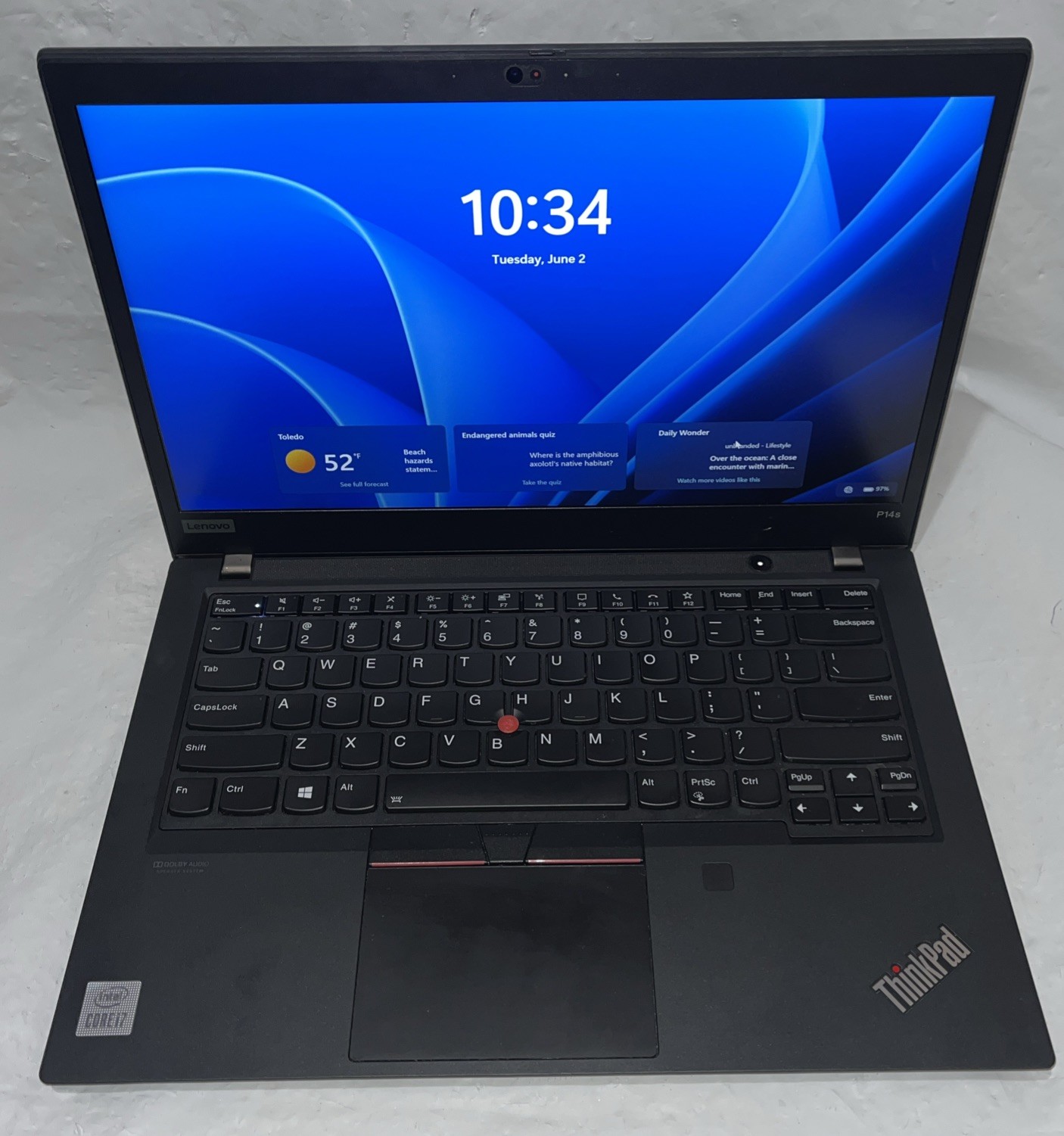 Lenovo ThinkPad P14s i7-10510U@1.8GHz, 16GB RAM, 256GB M2, Win 11 Pro