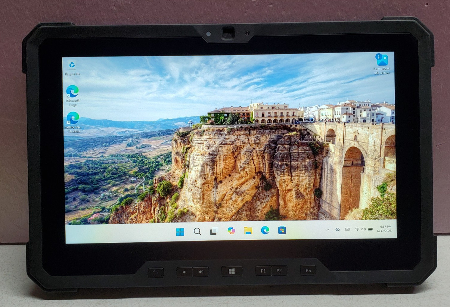 Dell Latitude 7212 Rugged Ext/ i7-8650U 1.9G/16G Ram/128G M.2/Win11Pro(SEE DESC)