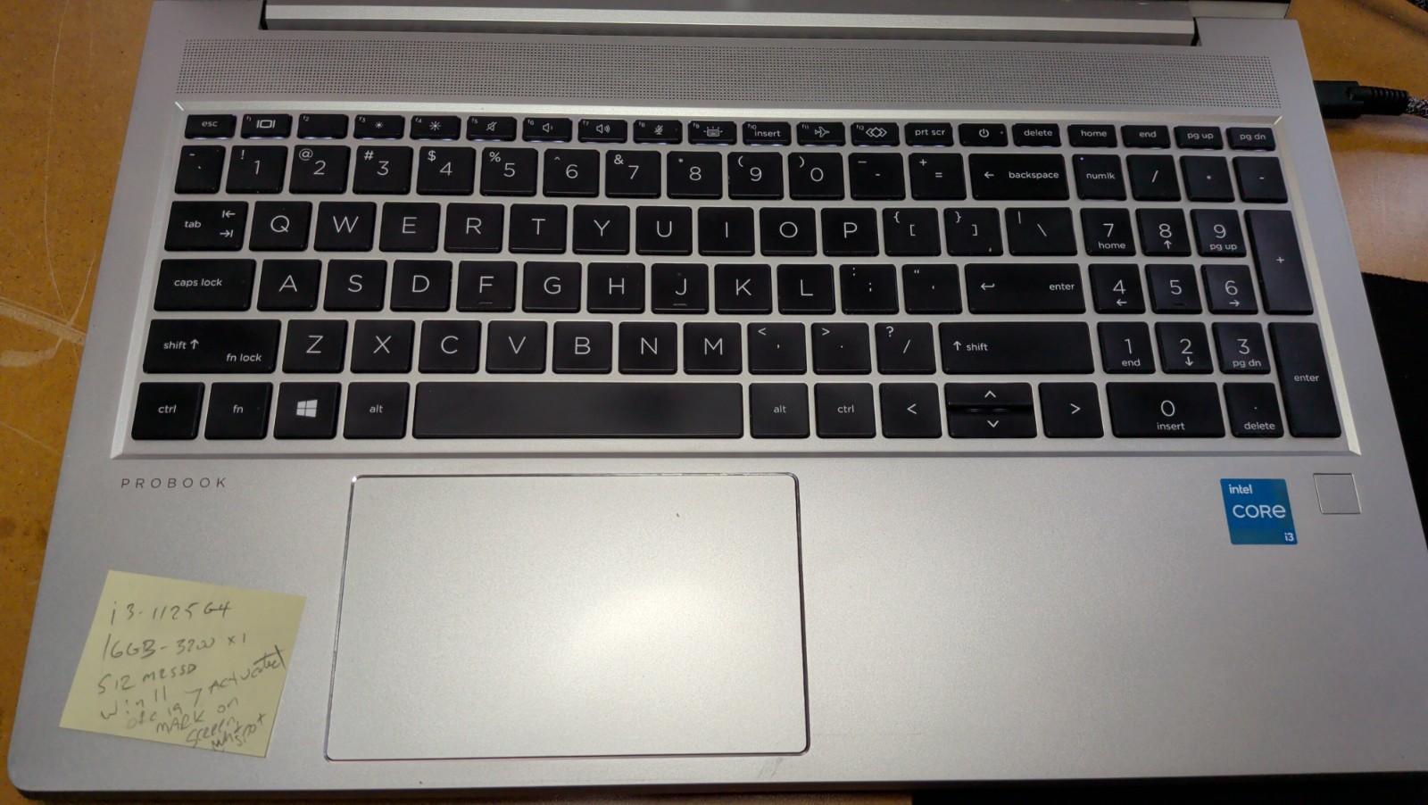 HP ProBook 650 G8 15.6″ (512GB SSD, Intel Core i3 1125G4 3.7 GHz, 16GB)…