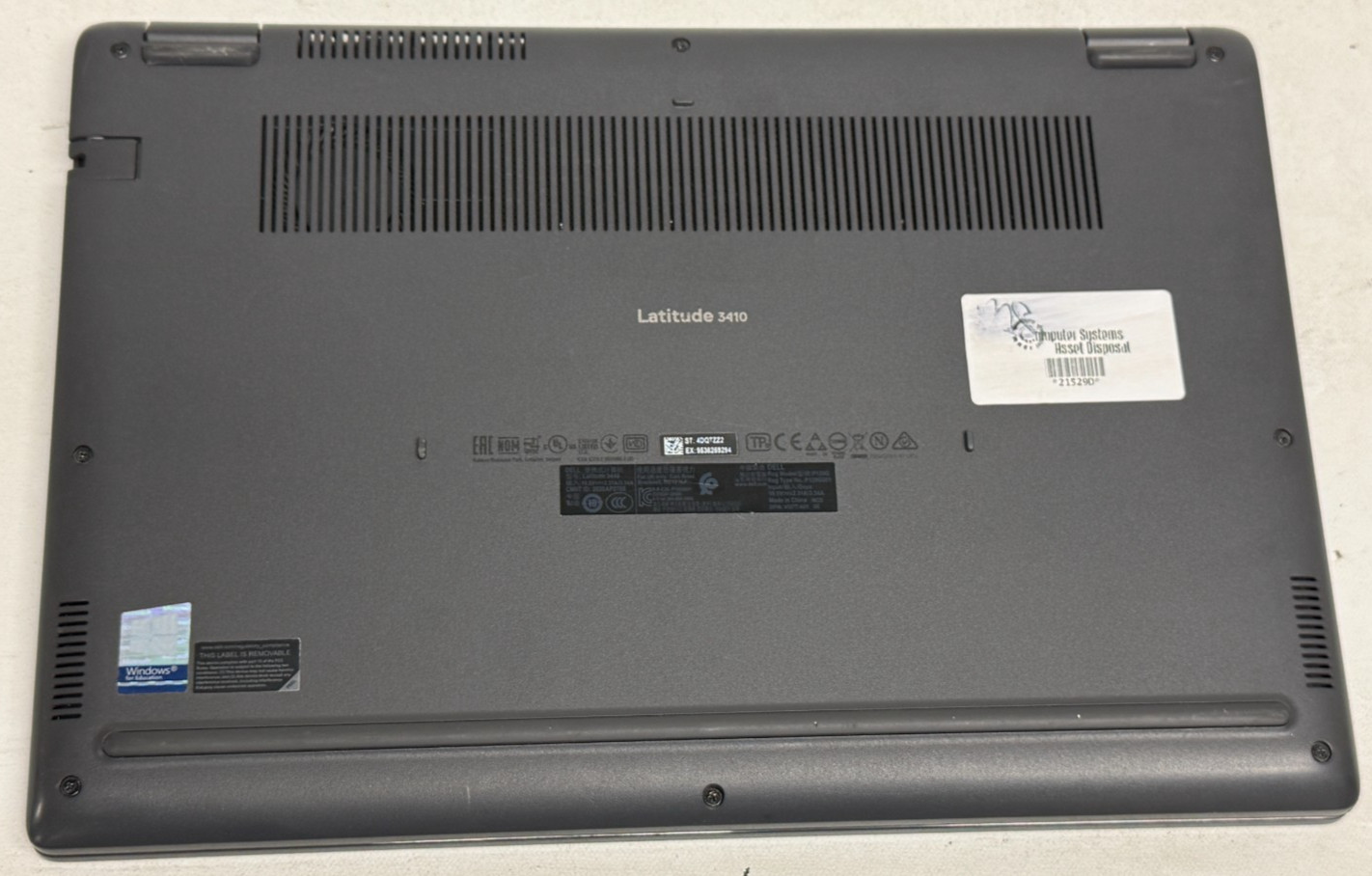 Dell Latitude 3410 14″ (i5-10210u 1.60GHz – 16GB RAM – 256GB SSD – Win11Home)
