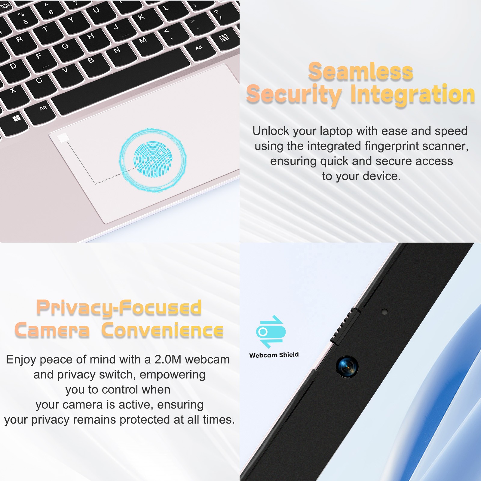 NIMO 15.6” FHD Laptop 8GB RAM 256GB SSD Intel Quad-Core N100 Backlit Keyboard