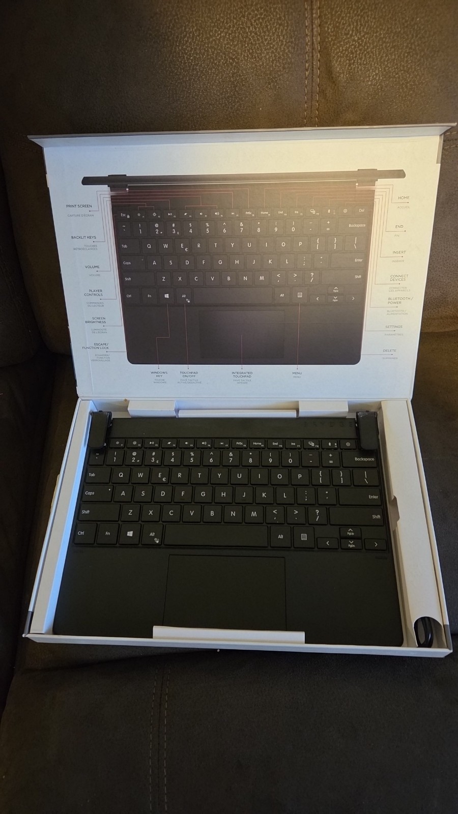 Brydge SPX+ Wireless Keyboard with Precision Touchpad Microsoft Surface Pro X
