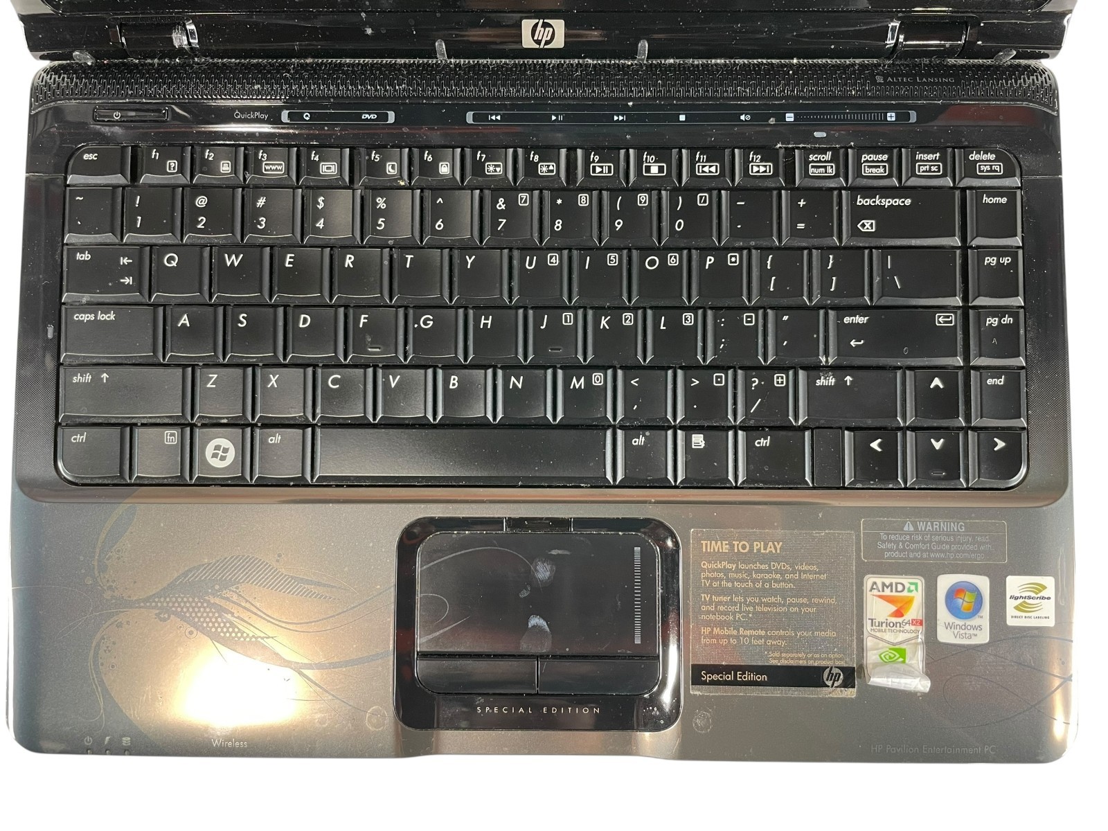 HP Pavilion DV2500 AMD Turion 64 X2 4GB