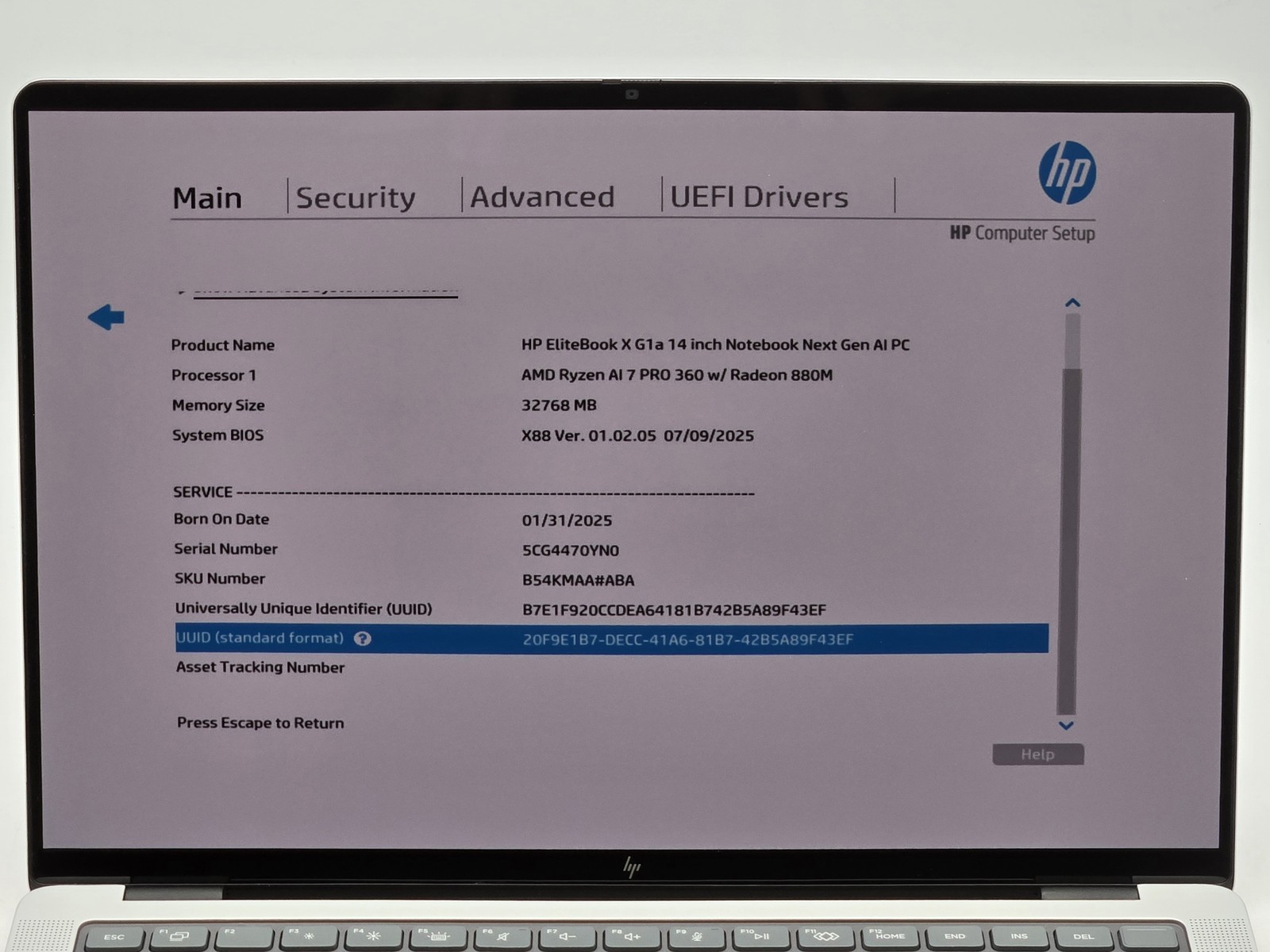 HP EliteBook X G1a 14″ Touch RYZEN AI 7 PRO 360 1TB 32GB W11P 120Hz *READ*