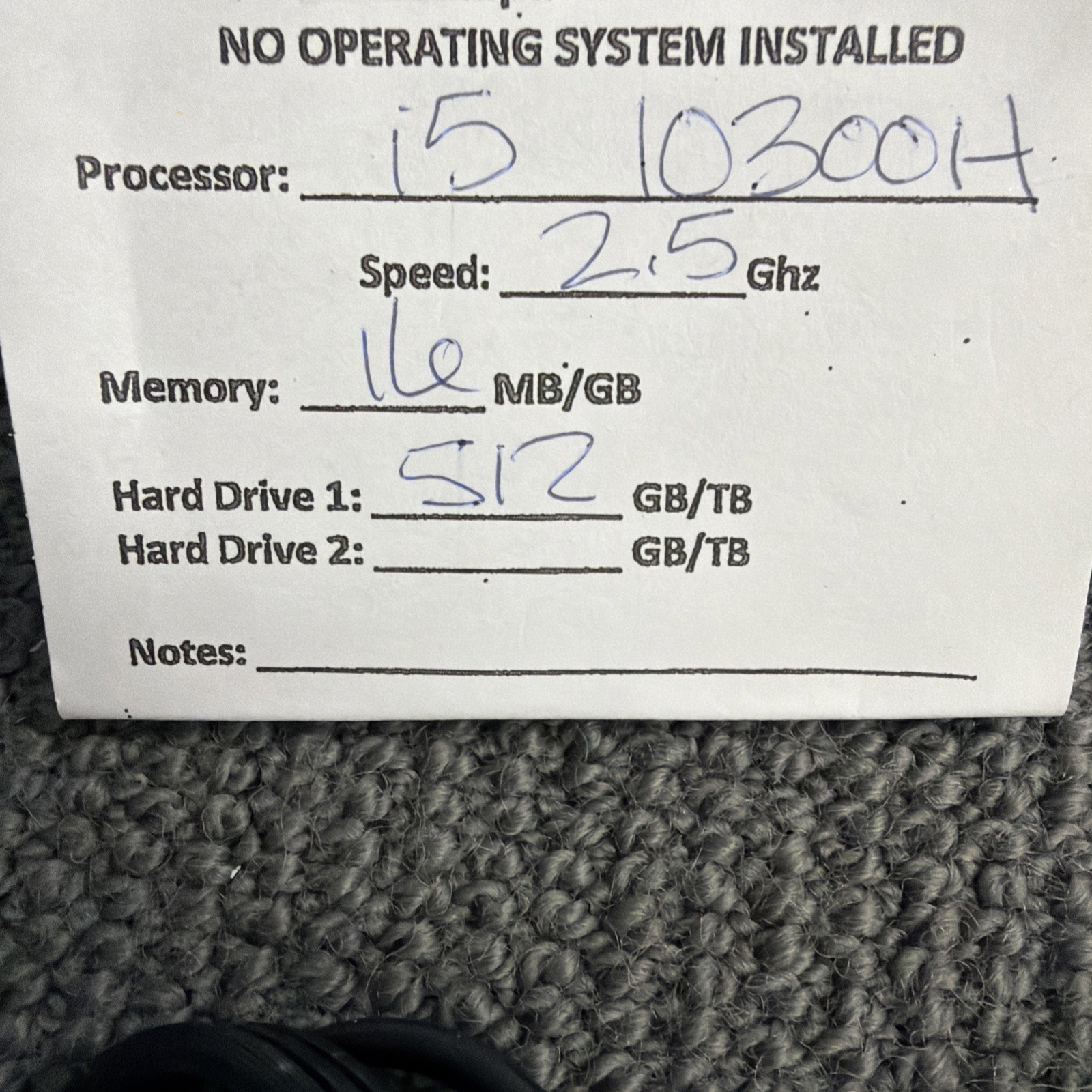 Dell XPS 15 9500 15.6″ i5 2.5GHz 8GB RAM No Operating System W/ Docking Station