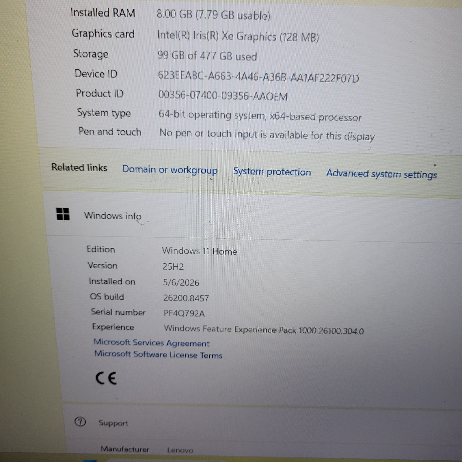 Lenovo IdeaPad 3 15ITL6 15″ 8GB 512GB, Abyss Blue