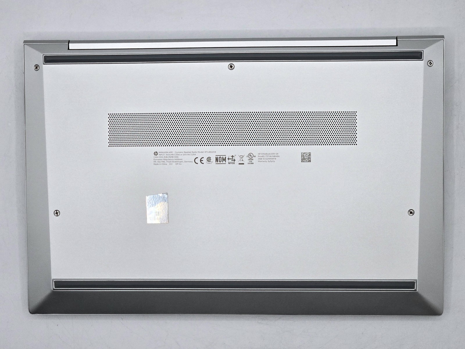 HP EliteBook 835 G8 13″ FHD Touch RYZEN 7 PRO 5850U 512GB SSD 16GB W11P Backlit