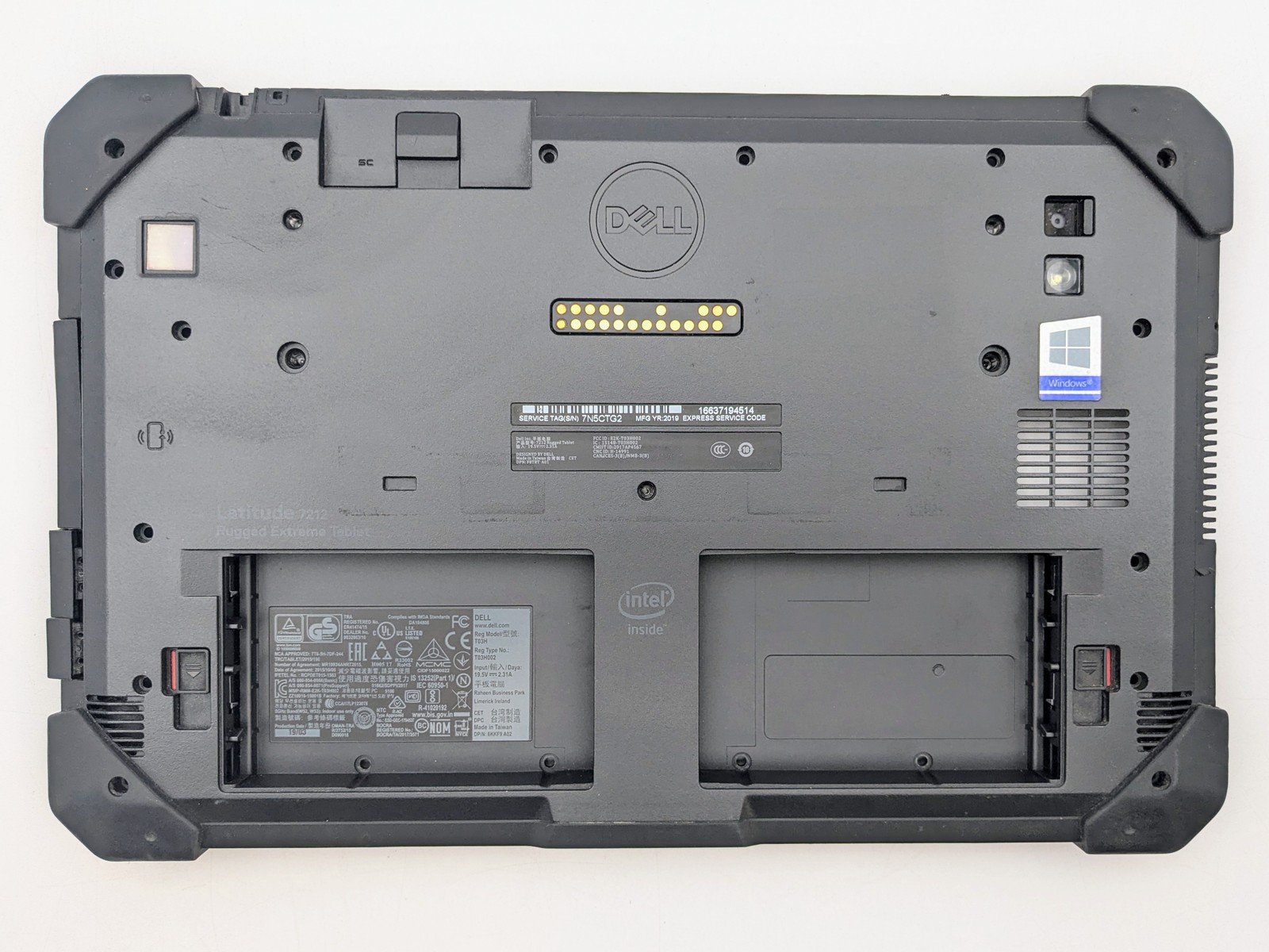 DELL LATITUDE 7212 Rugged Extreme 11.6 FHD I5-7300U Motherboard Palmrest *READ*